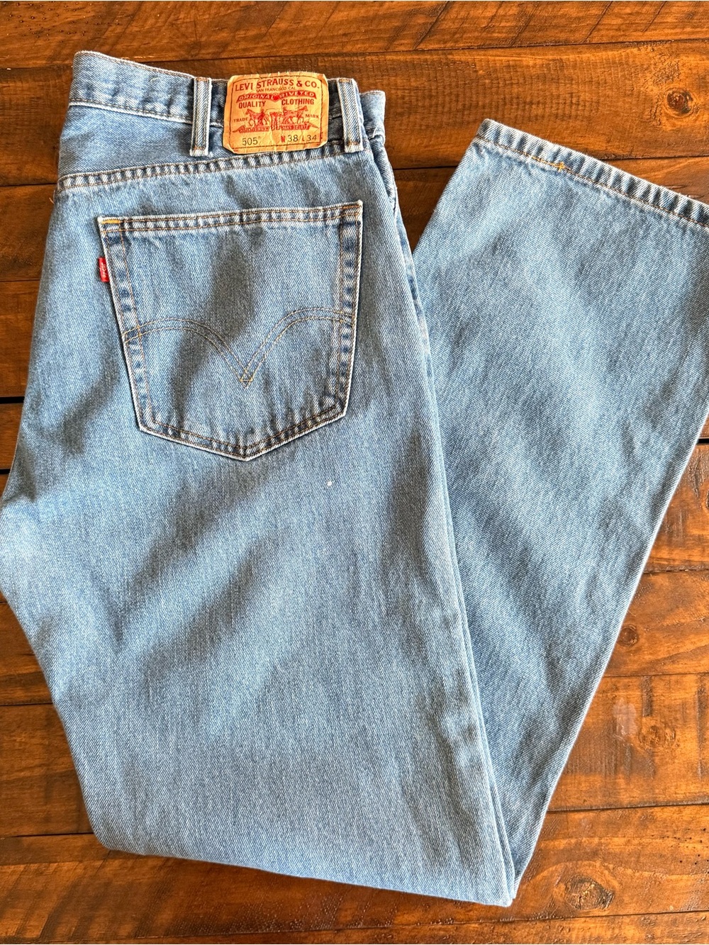 Y2K Levi’s 505 Straight Fit Jeans, Men’s Size 38x34